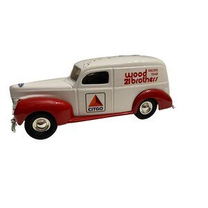 VTG 93 Model Van Wood Brothers Racing Citgo Ford Collectible Bank Signed